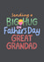 Cute Father’s Day Card - For Great Grandad - Big Hug created by Macie Dot Doodles