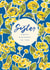 Traditional Birthday Card - For Sister - Yellow Floral Pattern created by Rebecca Prinn