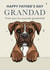 Cute Father's Day Card - For Grandad - Boxer created by Choo Choo 