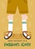 Funny Birthday Card - Socks And Sandals - Fashion Icon created by Joanne Hawker