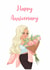 Cute anniversary card for your other half created by Beach Life Studio