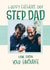 Cheeky Father's Day Card - For Step Dad - From Your Favourite created by Hollie McManus Illustration