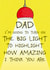 Funny Father's Day Card - Big Light created by Gellie Design