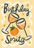Arty Birthday Card - Aperol Spritz - For Her created by @AimeeStevens.Design