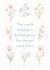 Floral birthday card for her created by Emily Winfindale