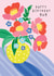 Pretty Birthday Card - Flower Bouquet created by Rosanna Rossi