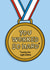 Funny Exams Card - Last Minute Studying - Medal created by TeePee Creations