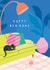 Classic New Home Card - Sleeping Cat created by Rosanna Rossi