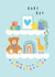 Cute New Baby Card - Baby Boy - Nursery Toys created by Rosanna Rossi