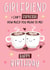 Cute Birthday Card - For Girlfriend - Espresso created by Dalia Clark Design