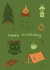 Classic Birthday Card - For Him - Camping & Hiking created by Charis Raine