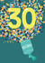 Classic Birthday Card - 30th - Party Popper created by Louise Tiler
