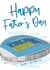 Classic Father's Day Card - Brighton Stadium - Football created by Moo & Snip