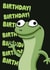 cute lizard meme from hoppers movie birthday card created by Bhav creates