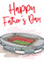 Classic Father's Day Card - Arsenal FC - Emirates Stadium created by Moo & Snip