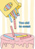 Birthday funny card for friend – too old to count created by Deadpixel