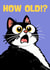 Funny Birthday Card for a cat loving friend or relative created by Charlo