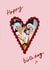 Classic Birthday Card - Heart Frame created by Holly Walsh