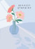 Pretty Sympathy Card - Vase Of Flowers created by Rosanna Rossi