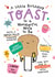 Cute Birthday Card - For Fiancée - Toast created by Twisted Haggis