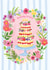 Pretty birthday card For Her -  Birthday Cake - Floral - Birthday Wishes created by Frankie Norman