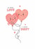 Cute Anniversary Card - So Much Love - Heart Balloons created by Blue Kiwi Design