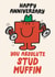 Funny Anniversary Day Card - Mr. Men - Stud Muffin created by Mr. Men
