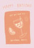 Cute funny birthday card for your partial spritz loving friend created by Front Bum