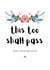 Sweary Sending Love Card - This Too Shall Pass created by Snail Mail Card Co.