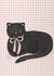 Cute Black Cat Greetings Card, Cat Lover Card created by Courtney B.