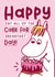 Cute Birthday Card - Moomin - Birthday Cake For Breakfast Day created by Moomin Characters
