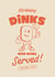 Funny Pickleball Dink Birthday Card For Friend - Pickleball -
Dink - Drinks created by Pig + Plums