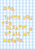 Dad Alphabetti Spaghetti Blue Gingham Card for Father's Day created by Illustratoni