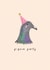 Funny Birthday Card - Pigeon Party created by Studio Mads