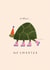 Cute Birthday Card - Tortoise On Skates - Older But Smarter created by Studio Mads