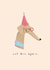 Funny Birthday Card - Not This Again - Side Eyeing Dog created by Studio Mads