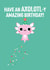 Have an AXOLOTL-y amazing birthday card created by Pango Productions