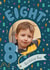Classic 8th Birthday Card - For Him - Balloons created by The Pattern Press