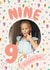 Classic 9th Birthday Card - For Her - Balloons created by The Pattern Press