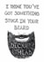 Rude Funny Card - Something Stuck In Your Beard - Beardy created by Quite Good Cards