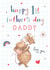 Cute 1st Father’s Day Card - For Daddy - Mouse Design created by Making Meadows Ltd