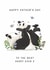 Cute Father’s Day Card - For Daddy - Pandas created by Making Meadows Ltd