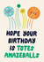Cute Birthday Card - Totes Amazeballs - Ball Sports created by Christine Cuddihy Illustration