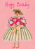 Pretty Birthday Card - Flower Girl created by Lara Waghorn 