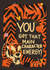 Arty Birthday Card — Main Character Energy — Tiger created by Kasia Cards