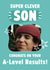 Classic Congratulations/Exams Card - For Son - A Levels created by Tiger Feet Creations