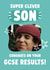 Classic Congratulations/Exams Card - For Son - GCSE Results created by Tiger Feet Creations