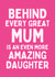 Funny Birthday/Mother's Day Card - For Mum - Amazing Daughter created by Sundiva Designs