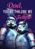 Classic Father's Day Card - Dad, You’re the One We Follow - Stormtrooper created by Cardology