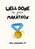 Classic Congratulations Card - Marathon Medal created by @HurrayHaus